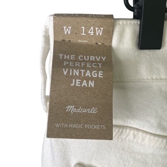 Madewell The Curvy Perfect Vintage Straight Leg Ankle Jeans High Rise Stretch - Picture 8 of 16